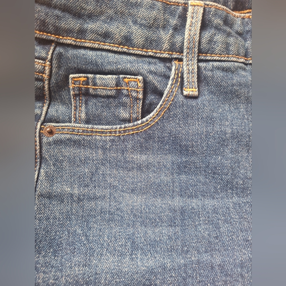 Old Navy Blue Flare Wide Leg Jeans - Picture 6 of 8